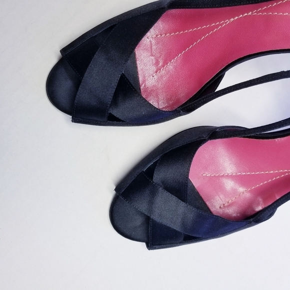 🌸 Kate Spade | Black Strap‎ Heel Sandals, size 9, Black - Picture 7 of 9